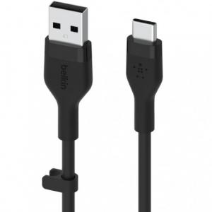 Kabel Belkin Boost Charge Flex Silicone MFi USB-A do USB-C 1m, czarny