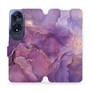 Etui z klapką do Oppo A60 4G, Mobiwear Book, fioletowe