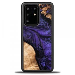 Drewniane etui do Galaxy S20 Ultra, Bewood Unique Violet