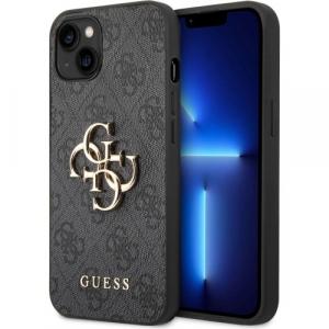 OUTLET: Etui Guess 4G Big Metal Logo do iPhone 14, szare