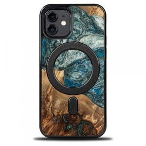 Drewniane etui do iPhone 12 Pro / 12, Bewood Unique Planets Ziemia do MagSafe