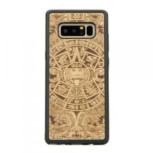 Drewniane etui Bewood na Galaxy Note 8 KALENDARZ AZTECKI ANIEGRE