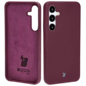 Silikonowe etui Bizon Soft Case do Galaxy S24 Plus, ciemnofioletowe