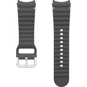 Pasek Samsung Sport Band One Click S / M 20mm do Galaxy Watch 4/4 Classic/5/5 Pro/6/6 Classic/7/FE, ciemnoszary
