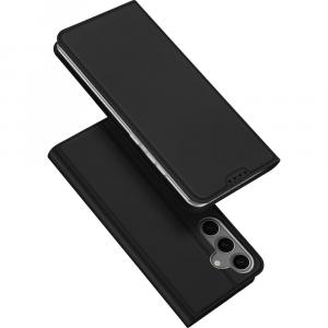 Etui z klapką Dux Ducis Skin Pro do Galaxy S25 Plus, czarne