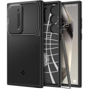 OUTLET: Etui Spigen Optik Armor do Galaxy S24 Ultra, czarne