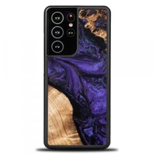 Drewniane etui do Galaxy S21 Ultra, Bewood Unique Violet