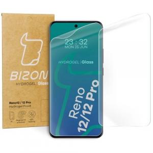 Folia hydrożelowa na ekran Bizon Glass Hydrogel Front do Oppo Reno12 / Reno12 Pro, 2 sztuki