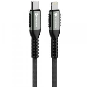 Kabel Forcell F-Energy C259 USB-C do Lightning, 3A, 27W, 1,2 m, czarny