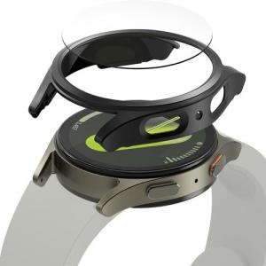 Etui + szkło Ringke Slim & Tempered Glass do Galaxy Watch 7 44mm, czarne