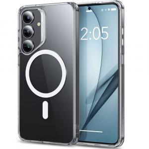 Etui ESR Classic Hybrid Halolock do Galaxy S25 Plus do MagSafe, przezroczysto-białe