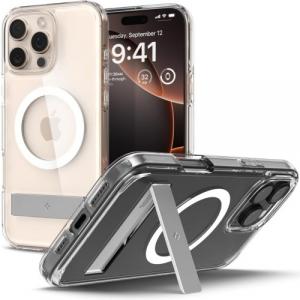 Etui Spigen Ultra Hybrid S Mag do MagSafe do iPhone 16 Pro, przezroczysto-białe