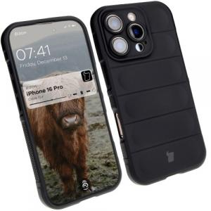 Pancerne etui Bizon Case Tur do iPhone 16 Pro, czarne
