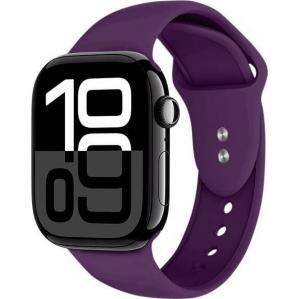 Pasek Crong Sport Liquid Band do Apple Watch 49/46/45/44 mm, fioletowy