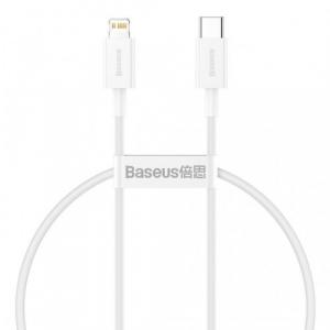 Kabel Baseus Superior USB-C do Lightning 20W 0,25m, biały