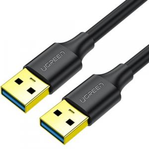 Kabel Ugreen USB 3.0 / USB-A (typ A męski), 5 Gbps, 3 m, czarny