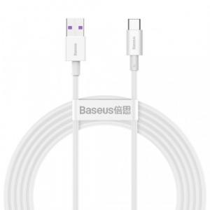 Kabel Baseus Superior USB do USB-C 66W 2m, biały