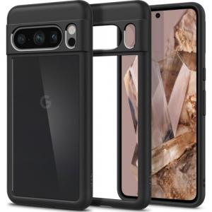 Etui Spigen Ultra Hybrid do Google Pixel 8 Pro, przezroczysto-czarne