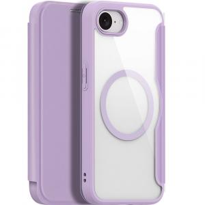 Etui Dux Ducis Skin X Pro Magnetic do iPhone 16e, fioletowo-przezroczyste