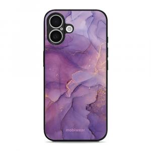 Etui ochronne do iPhone 16 Plus, Mobiwear Glossy Case, fioletowe