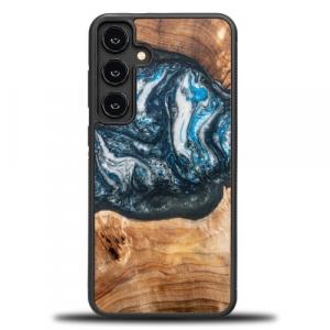 Drewniane etui Bewood Unique Planets - Ziemia do Galaxy S24 Plus