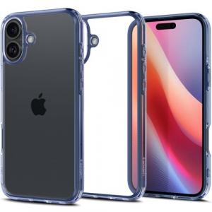 Etui Spigen Ultra Hybrid do iPhone 16 Plus, przezroczysto-niebieskie