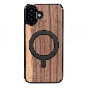 Drewniane etui do iPhone 16 Plus, Bewood Orzech Amerykański MagSafe