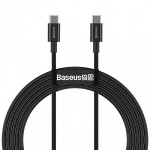 Kabel Baseus Superior 100W 5A USB-C do USB-C 2m, czarny