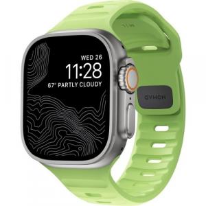 Pasek Nomad Sport Strap do Apple Watch 49/45/44mm, zielony fluorescencyjny