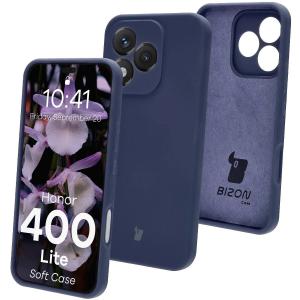 Silikonowe etui Bizon Soft Case do Honor 400 Lite, ciemnoniebieskie