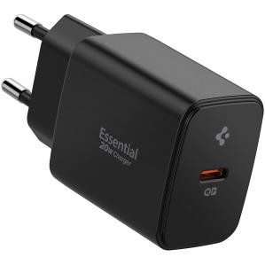 Ładowarka sieciowa Spigen ArcStation Essential EE201EU PD 3.0, USB-C 20W, czarna