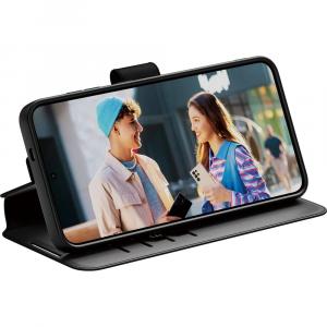 Etui z klapką Care by PanzerGlass Wallet Case with Kickstand do Galaxy S25 Plus, czarne