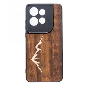 Drewniane etui do Motorola Edge 50 Neo, Bewood Góry Imbuia