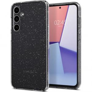 OUTLET: Etui Spigen Liquid Crystal do Galaxy S23 FE, przezroczyste z brokatem