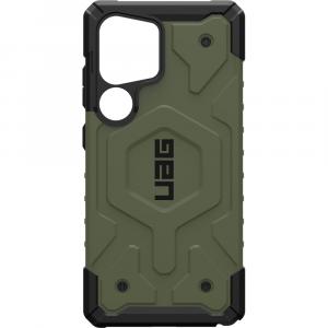 Etui pancerne Urban Armor Gear Pathfinder Magnet do Galaxy S25 Ultra, zielona z czarnymi elementami