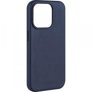 Etui Fixed MagLeather do iPhone 15 Pro, niebieskie