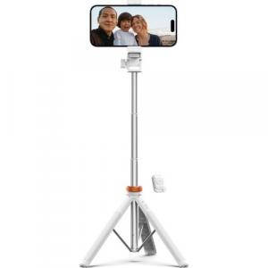 OUTLET: Uchwyt, kijek, statyw Tech-Protect L03S Wireless Selfie Stick Tripod Bluetooth, biały