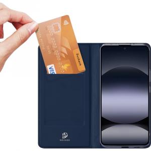 Etui z klapką Dux Ducis Skin Pro do Xiaomi Redmi Note 14 4G, niebieskie