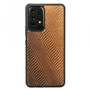 Drewniane etui do Galaxy A33 5G, Bewood Fale Merbau