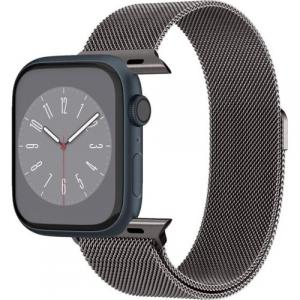 OUTLET: Pasek Spigen Metal Fit do Apple Watch 49/46/45/44 mm, grafitowy