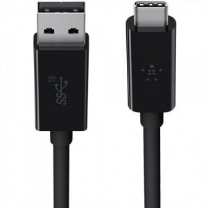 Kabel Belkin PD 3.1 USB-A do USB-C 3A 1m, czarny