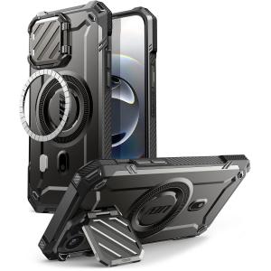 Etui pancerne Supcase UB Mag XT do MagSafe do iPhone 16e, czarne