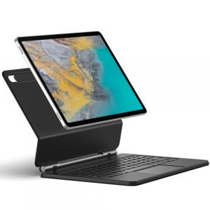 Etui z klawiaturą Bluetooth Dux Ducis (MK Series) do Galaxy Tab S10 Plus / S9 Plus / S9 FE Plus, czarne