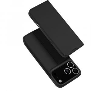 Etui z klapką Dux Ducis Skin Pro do iPhone 17 Pro Max, czarne