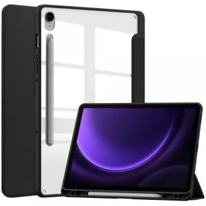 Etui Bizon Case Tab Clear Matt do Galaxy Tab S10 FE / S9 / S9 FE, czarne