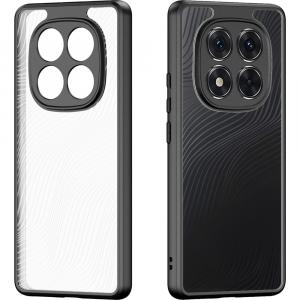 Etui Dux Ducis AIMO do Xiaomi Redmi Note 14 Pro 5G, przezroczyste z czarną ramką