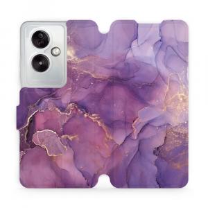 Etui z klapką do Oppo A79 5G, Mobiwear Book, fioletowe