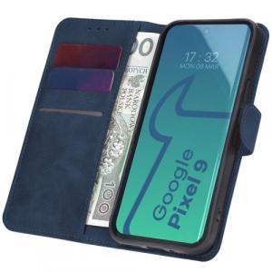 Etui z klapką Bizon Case Pocket do Google Pixel 9 / 9 Pro, granatowe