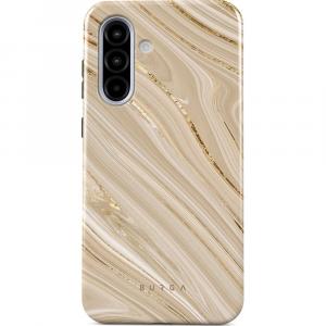 Etui Burga Full Glam Tough do Galaxy A36 5G, beżowe wzorzyste