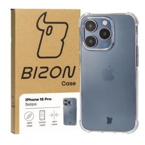 Elastyczne etui Bizon Case Salpa do iPhone 15 Pro, przezroczyste